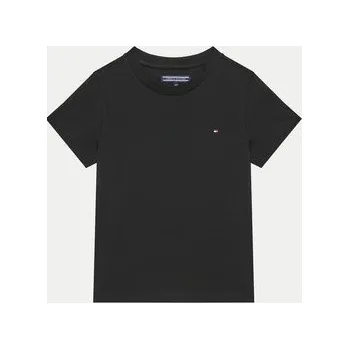 Pánské tričko Tommy Hilfiger T-Shirt KB0KB04140 Černá Regular Fit 5Y