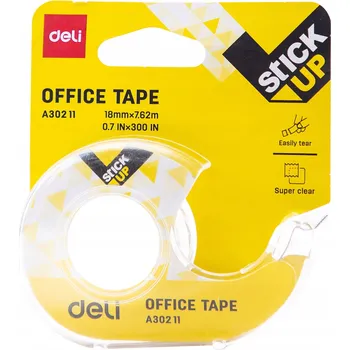 Lepicí páska s odvíječem Deli 18 mm x 7,62 m