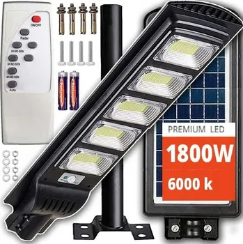 Venkovní osvětlení Pouliční lampa VÖGLER 2000 W 200 000 lm solární napájení