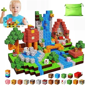 ostatní stavebnice 100 KUSŮ MAGNETICKÝCH STAVEBNICE STAVEBNICE PRO DĚTI