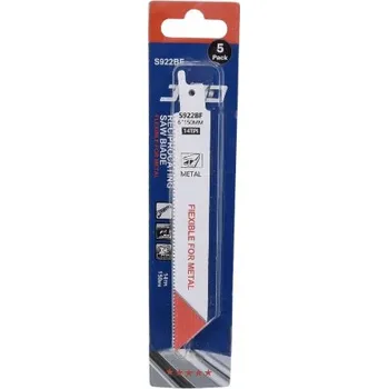 Pilový plátek Pilový list pro pilu ocasku na kov 150 mm 14 TPI Bi-Metal 5 ks JMD S922BF