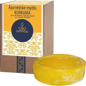 Mýdlo AYURSAVEDA Ájurvédské mýdlo v krabičce KURKUMA, 100 g