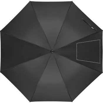 Deštník 27palcový větruodolný deštník 5 SEGMENT 4, 260x260mm Sítotisk, 1 barva