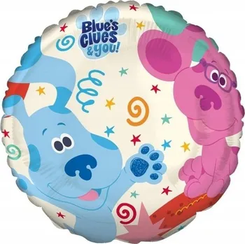 Balónek FÓLIOVÝ BALÓNEK Tlapková patrola (Blues Clues) 45 CM LICENCE NAROZENINY Pohádková narozeninová oslava