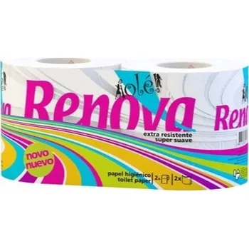 Toaletní papír Suchý toaletní papír bez vůně Renova 2 ks