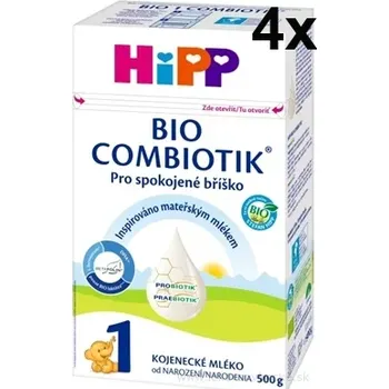 Kojenecká výživa HiPP 1 BIO COMBIOTIK (inov.2021) 4x500 g