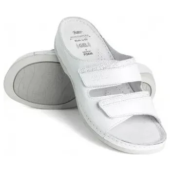 Dámské pantofle Batz Rea White č.40 Dámské kožené pantofle