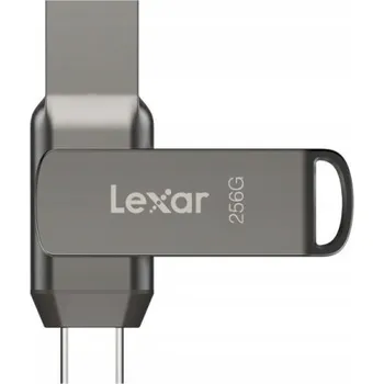 USB flash disk Flash disk Lexar Dual Drive D400 256 GB USB 3.1 šedý
