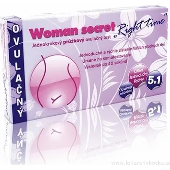 Diagnostický test Imperial VITAMINS Woman secret RIGHT TIME ovulační test 5 ks