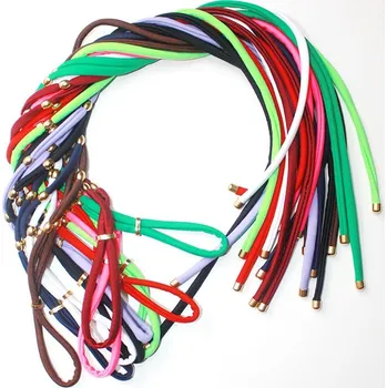 Náhrdelník Foxette Podprsenkový Náhrdelník Zlacené Nerezové Korálky - Růžová JF_0331