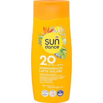 Přípravek na opalování SUNDANCE mléko na opalování OF20