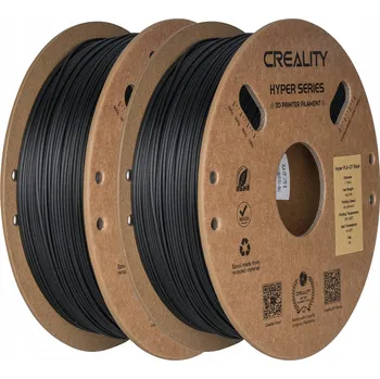 Filament Filament Creality Hyper PLA-CF Černý dvojbalení 2x1kg, 2kg