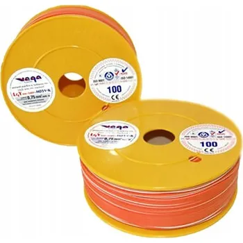 elektrický kabel Kabel LGY/H05V-K 0,75 mm2 100 m Oranžovo-Bílý