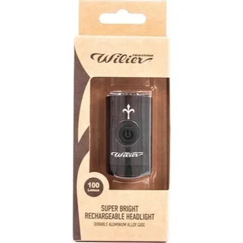 Cyklosvítilna Přední Světlo na Kolo na Řídítka Wilier HL-F02P LED Micro USB