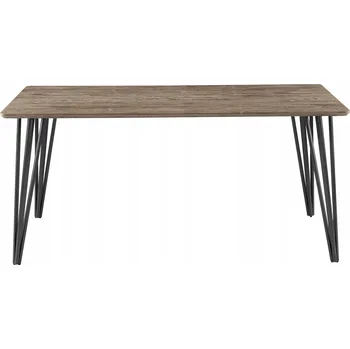 Jídelní stůl Industriální jídelní stůl ze dřeva Lisbon Mlhavý / 140 Cm