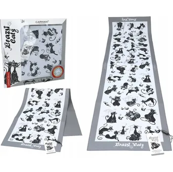 ubrus ÚZKÝ BĚHOUN NA STŮL KOTĚCÍ SVĚT KOČKY CARMANI UBRUS DEKORACE DÁREK