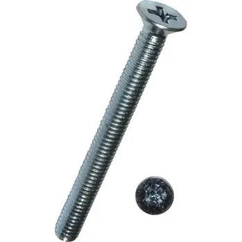 Šroub Šroub se zápustnou hlavou a křížovou drážkou DIN 965 M6x30 mm galvanicky pozinkovaný, 1 ks