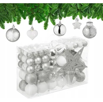 Vánoční dekorace Sada Vánočních Baněk RELAXDAYS , 101 ks, Kusů