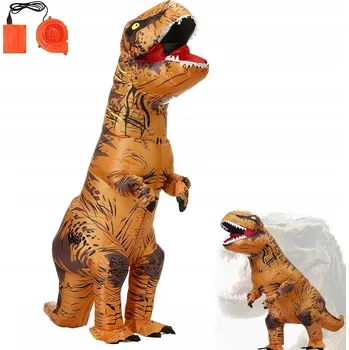 Karnevalový kostým DINOSAURUS T-REX KOSTÝM NAFUKOVACÍ GIGANT OBLEK KOSTÝM PRO DOSPĚLÉ