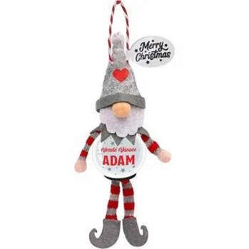 Vánoční dekorace ALBI Sněžítko skřítek - Adam