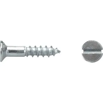 Vrut Vrut do dřeva se zápustnou hlavou a rovnou drážkou DIN 97 2,5x12 mm galvanicky pozinkovaný, 1 ks