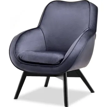 Křeslo Mebel Partner Merch (grafitová + černá)