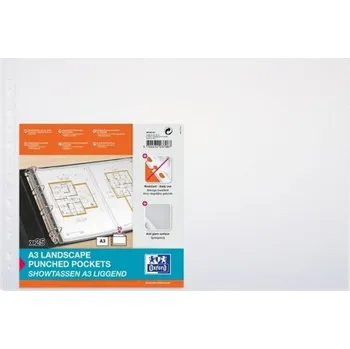 Oxford - Obal prospektový Oxford na šířku A3/25 ks