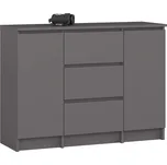 MOB Komoda Akord Kalista VI (šedý grafit)