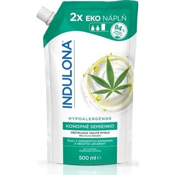 Koupelová kosmetika Sarantis Slovakia s.r.o. INDULONA Tekuté mýdlo Konopné semínko 500ml, Náhradní náplň
