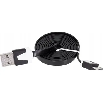 Datový kabel Kabel Hertz USB - microUSB typ B, 1 m, černý
