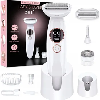 Depilátor holicí strojek pro ženy 3v1
