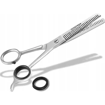 Kadeřnické nůžky Oboustranné efilační nůžky 16,5 cm kadeřnické