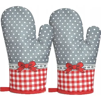 Chňapka DXIA Kuchyňské Rukavice na Vaření, Pečení a Grilování Šedé