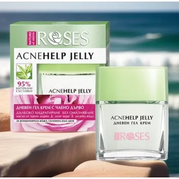 Pleťový krém Nature of Agiva ACNEHELP JELLY - denní gelový krém 50 ml