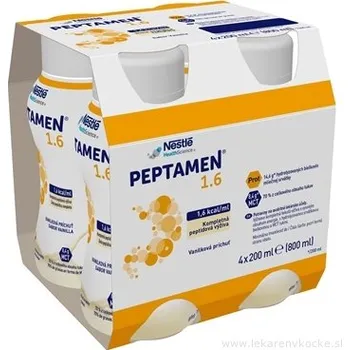 Zdraví Nestlé PEPTAMEN 1.6 Vanilková příchuť 4x200 ml