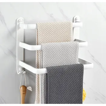 Věšák NÁSTĚNNÝ VĚŠÁK DO KOUPELNY NA RUČNÍKY s lepidlem