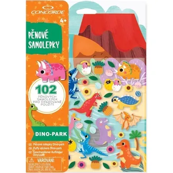 Bystrá hlava Concorde Pěnové samolepky - Dino park