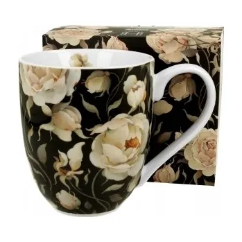 Hrnek Duo ENGLISH ROSES BLACK porcelán 1000 ml