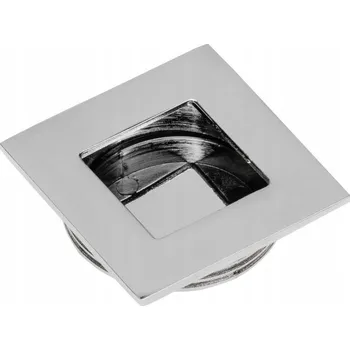 Nábytkové kování Zapuštěná úchytka GTV B226, L=40 mm, ZnAl (slitina zinku a hliníku), chrom UZ-00B226-01