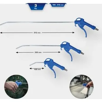 Autodílna Sací/ofukovací pistole (stlačený vzduch) Brilliant tools BT160500