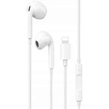 Sluchátka SLUCHÁTKA DO UŠÍ DRÁTOVÁ LIGHTNING PRO IPHONE XS XR 11 12 13 14 PRO MAX