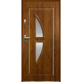 Vchodové dveře Vchodové dveře Kronos Z49486 80/207/5,5 P zlatý dub