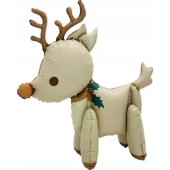 Balónek Fóliový balónek Vánoční sob, 50x58 cm