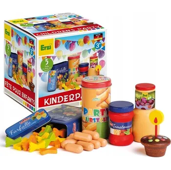 Dřevěná hračka Sada ERZI dětská oslava