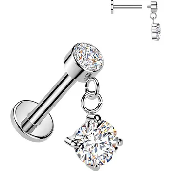 Piercing Šperky4U Piercing do ucha - labreta - LB1147