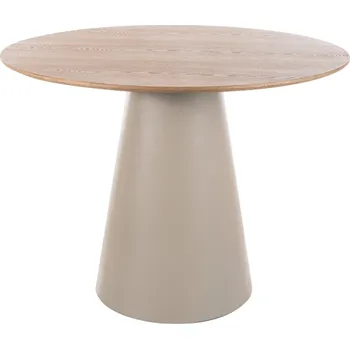 Jídelní stůl Kulatý jídelní stůl ANGEL 100x100 cm, dekor dub/kašmír