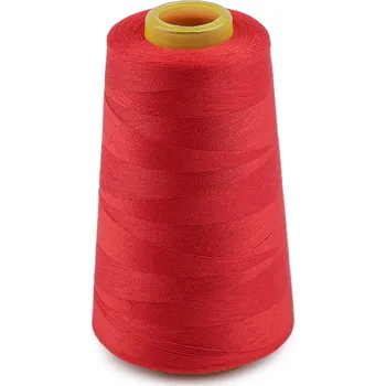 Nit Polyesterové nitě pro overlocky i klasické šití návin 3000 yards PES 40S/2, velké, 16 (114) červená