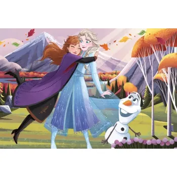 Puzzle Ledové království – objetí, 24 dílků