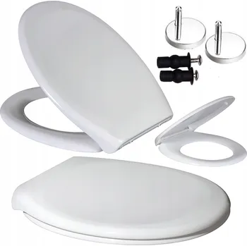 WC sedátko WC sedátko Mareani UNIVERZÁLNÍ POMALU PADACÍ sedátko bílé polypropylen