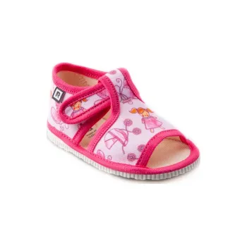 Chlapecké bačkory RAK Pantofle růžové-panenka velikost 21